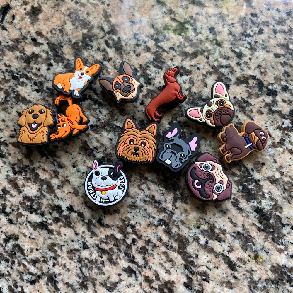 Croc Jibbitz Croc Charms Various Types of Dogs